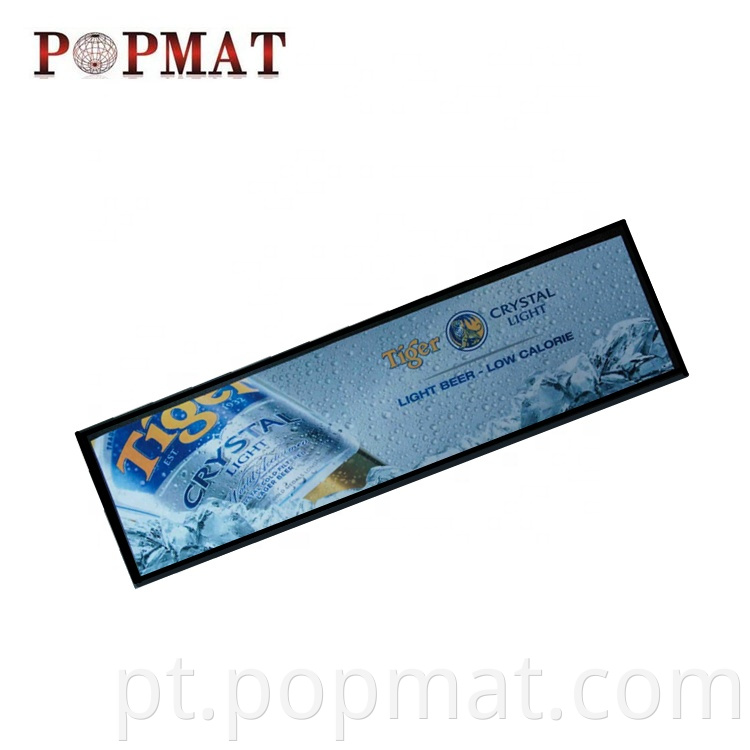 Cool Premium Rubber Beer Bar tapetes com barra de mesa de tamanho personalizado corredor